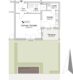 1-Zimmer-Appartement im Neubau mit Terrasse und Gartennutzung - moderner Grundriss