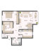 3-Zimmer-Wohnung in Messel sucht neue Mieter - Grundriss