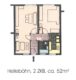 Schicke 2-Zimmer-Wohnung sucht Sie - Grundriss
