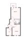 Renovierte 2-Zimmer-Wohnung in Gießener Weststadt - Grundriss