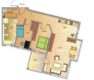3-Raumwohnung mit Balkon und neuem Designboden im schönen Plagwitz - Grundriss