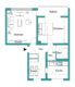 2-Zimmer-Wohnung in Marburg - Grundriss