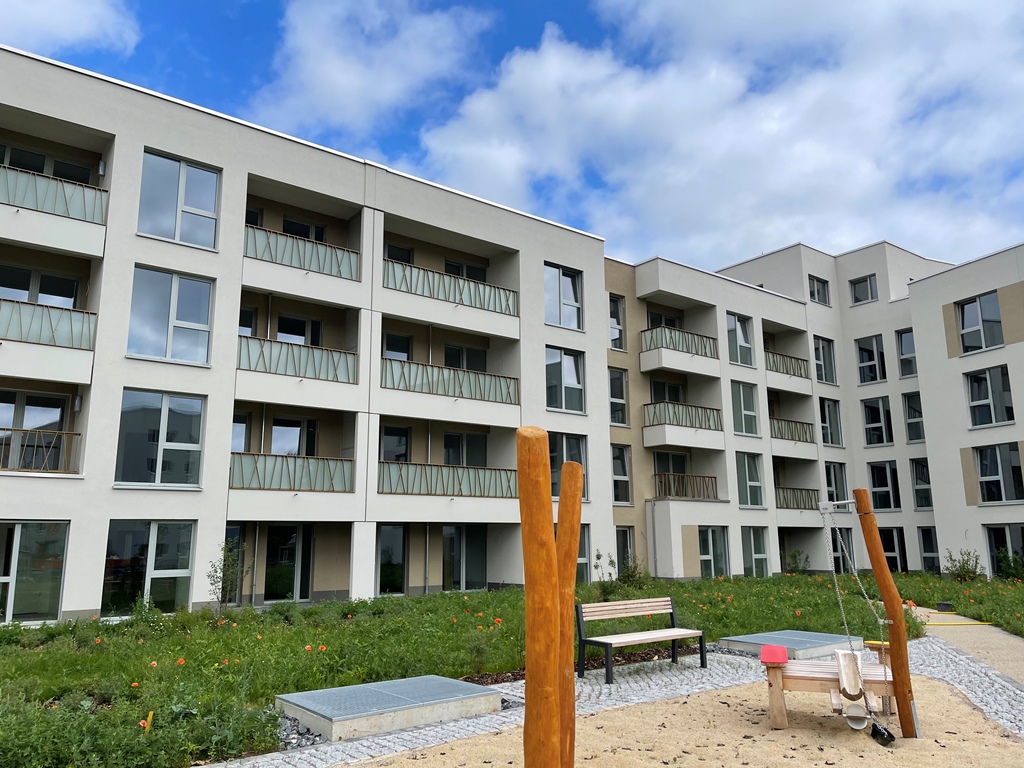 91101/27 – Schöne, helle 3-Raum-Wohnung im EG mit Terrasse zum grünen Innenhof, Geschwister-Scholl-Str. 20, 99085 Erfurt