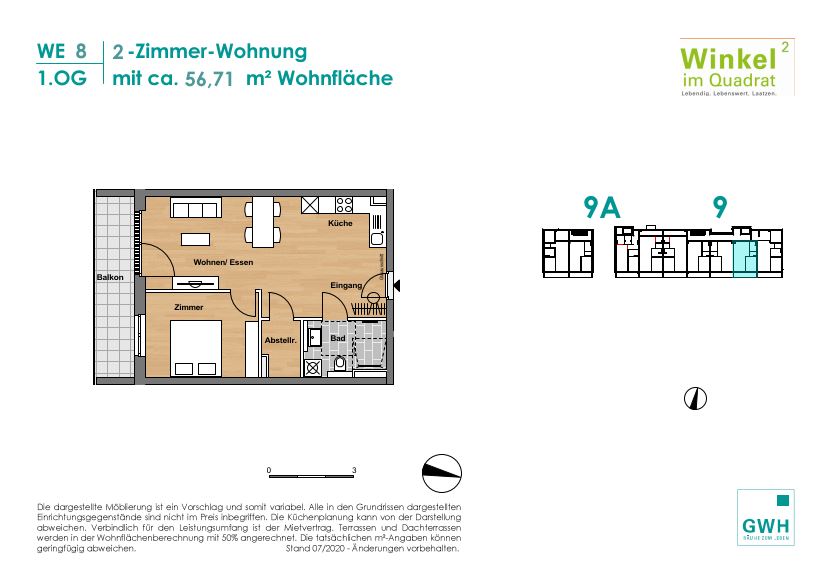 Schicke, neue 2 ZKB Wohnung in Laatzen Rethen!, Rethener Winkel 9, 30880 Laatzen
